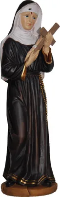 Produktbild von Heilige Rita Figur 15 cm handbemalt Polyresin Deko Himmelsfigur