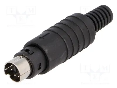 Produktbild von 1x Stecker PIN: 6 DIN mini männlich Löten für Leitungen 4850.1610 Mini-DIN-Steckv