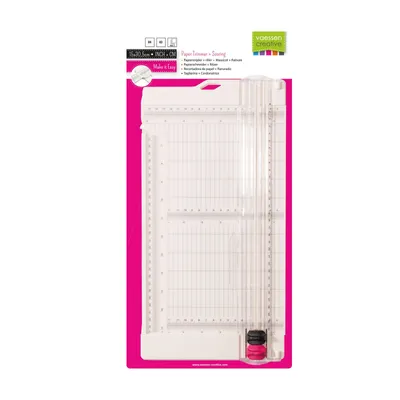 Produktbild von Vaessen Creative | Papierschneider Mit Falzbrett 15x30,5cm Elfenbein