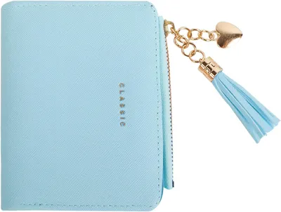 Immagine prodotto di Portafoglio da donna Moorle, piccolo portamonete da donna, portafoglio con più scomparti, mini portamonete con porta carte di credito da donna