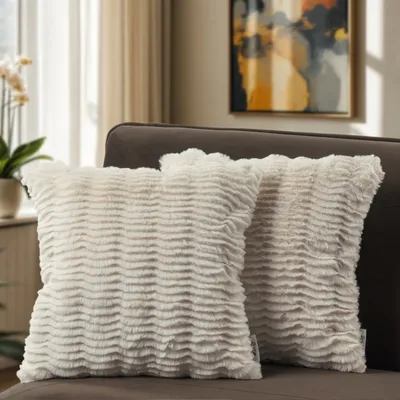 Produktbild von 2er Set Dekokissen Kissenbezug Deko Wohnzimmer Sofakissen Kissen Kissenhülle