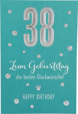 Produktbild von Depesche Zahlenkarten - Das beste Alter Sortierung : 38 Zum Geburtstag die besten ... Zahlenkarte Sortierung: 38 Zum Geburtstag die besten ...