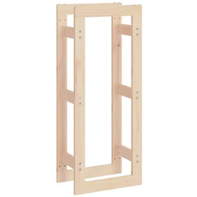 Zdjęcie produktu dla vidaXL Półka na drewno opałowe 41x25x100 cm lite drewno sosnowe
