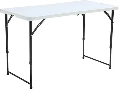 Produktbild von Klapptisch, weiß, 122 x 61 x 74 cm