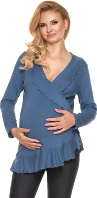 Immagine prodotto di PeeKaBoo Top maternità donna aperto blu scuro S/M