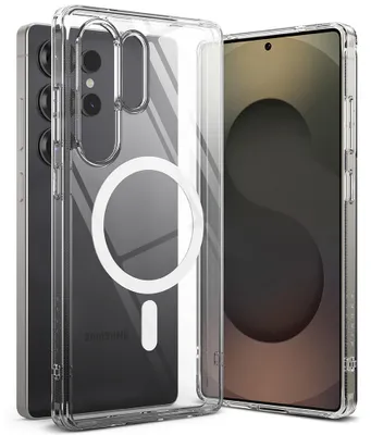 Produktbild von Ringke Fusion MagSafe-Hülle für Samsung Galaxy S25 Ultra – Transparent
