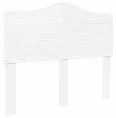 Image de Tête de lit vidaXL en bois blanc