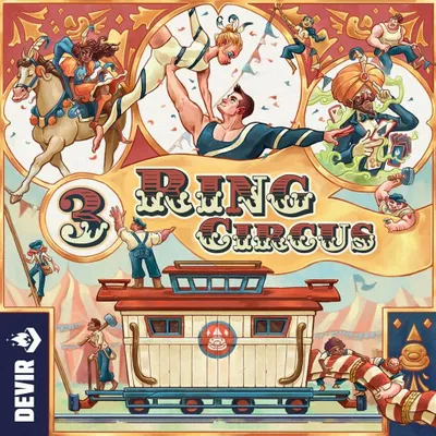 Obrázek produktu pro Devir 3 Ring Circus, Stolní hra, Strategie, 12 rok/roky, 60 min