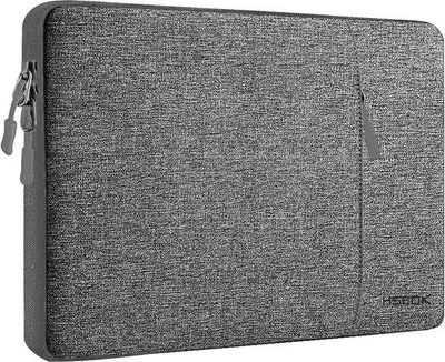Immagine prodotto di Custodia per laptop da 15,6 pollici, borsa protettiva idrorepellente, compatibile con la maggior parte dei laptop da 15,6" Surface Book, Acer, Dell, HP, Lenovo, Samsung e Asus, grigio scuro