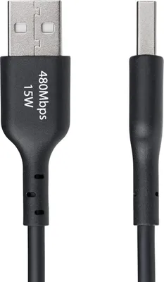 Image de StarTech.com USB2AC30CMBK, 0,3 m, USB A, USB C, USB 2.0, 0,48 Gbit/s, Noir
