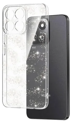 Produktbild von Techsuit SparkleSkin Series Hülle (glitzernd) für Honor X8c – transparent