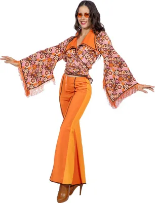 Produktbild von 70's Kostüm Dame Oranje 34