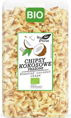 CHIPSY KOKOSOWE PRAŻONE BIO 400 g - BIO PLANET