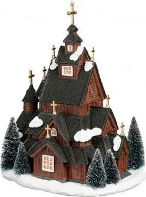 Productafbeelding van The Stave church l25,5xb19,5xh1 cm Luville