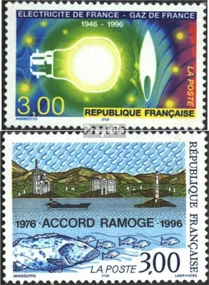 Produktbild von Briefmarken Frankreich 1996 Mi 3140,3151 (kompl.Ausg.) gestempelt Gasindustrie