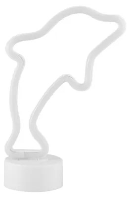 Produktbild von Delphinförmiges LED-Neonlicht, wasserdicht, kleine Nachtlampe für Raumdekoration