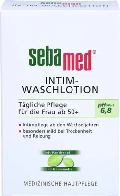 Produktbild von sebamed Intim-Waschlotion tägliche Pflege für die Frau ab 50+, 200 ml Flüssigseife