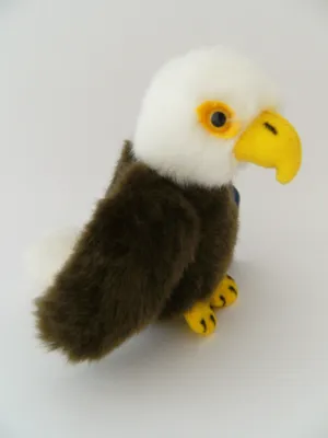Produktbild von Plüschtier Adler 11 cm, Stofftiere Kuscheltiere Vogel Vögel Greifvögel Tiere