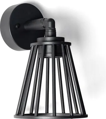 Produktbild von LED Wandleuchte Außen 6W Aluminium Bradda Schwarz