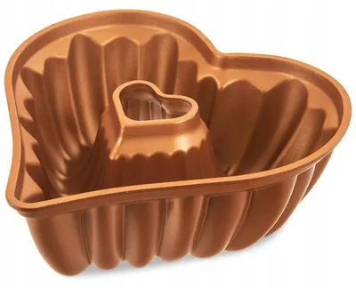 Produktbild von Orion Herz-Kuchenform Aluminium Kupfer Antihaftbeschichtet