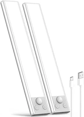 Productafbeelding van Kastverlichting - Onderbouwlamp - 3CCT - Oplaadbare LED Lichtstrip met Bewegingsmelder - Voor Keuken en Kledingkast