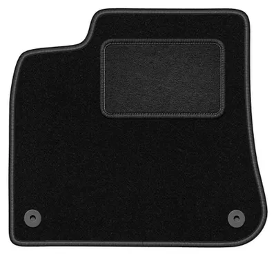 Image de Tapis conducteur en moquette pour Audi Q8 2020- (SUV) – 1 pièce, noir, sur mesure – Wielganizator LUX