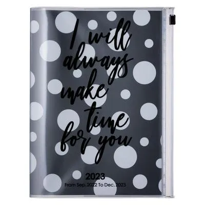 Produktbild von MARK'S 2022/2023 Taschenkalender A5 vertikal, MAKE TIME/Black