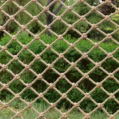 Productafbeelding van Veiligheidsnet van Jute voor Balkon en Tuin
