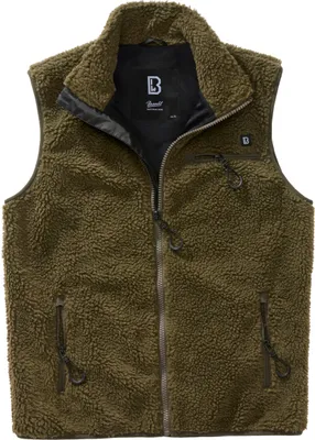 Produktbild von BRANDIT Teddyfleece Vest olive Gr. XXL