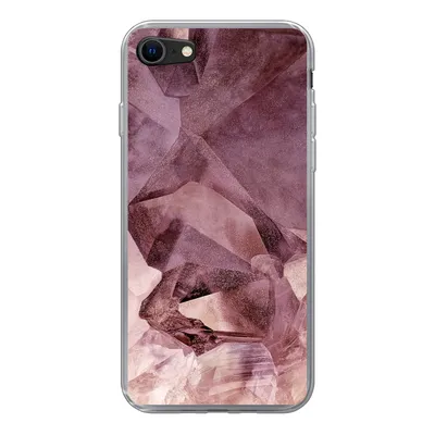 Produktbild von MuchoWow® Handyhülle Schutzhülle Hülle für iPhone 8 Kristalle - Natursteine - Edelsteine und Mineralien Silikon Softcase Handy Hülle - Schutzhaube