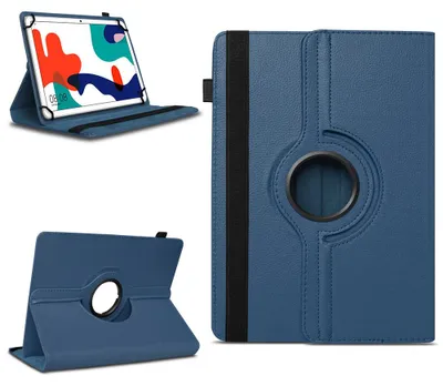 Produktbild von Tablet Tasche für Tabwee Tablet T90 / W90 Hülle Schutzhülle Schutz Drehbar CaseFarben:Blau
