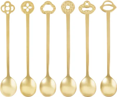 Obrázek produktu pro Sambonet Set 6 Partylöffel Oriental/PVD Gold 52649G02