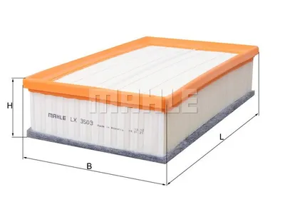 Produktbild von MAHLE ORIGINAL Luftfilter LX 3503