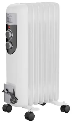 Produktbild von TroniTechnik® Elektroheizung Ölradiator Öl-Heizung Radiator 3 Heizstufen 7 Rippen Elektrischer Heizkörper Energiesparend