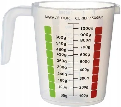 Immagine prodotto di Brocca da cucina da 1 litro in plastica