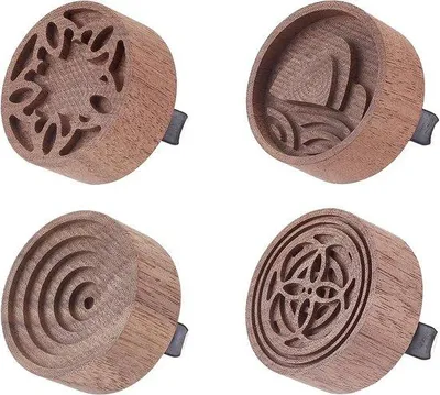 Produktbild von Set aus 4 tragbaren Oliediffusern für Auto, Holzsauna, Yoga - Entspannung unterwegs