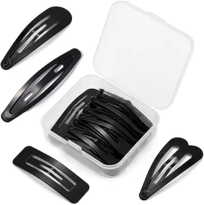 Productafbeelding van Zwarte haarspelden voor dames, 40 stuks, 5 cm