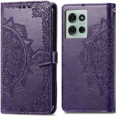 Produktbild von imoshion Mandala Klapphülle Motorola Moto G75 5G - Violett