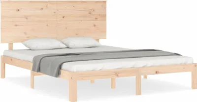 Obrázok produktu pre vidaXL Posteľ z masívneho dreva s čelom