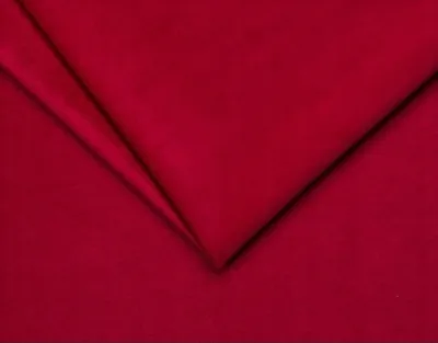 Produktbild von TAPHICEROS Mikrofaserstoff Wildleder, Velvet Velour, Optik Kunstleder WildKunstleder, Stretch Dehnbar Folie - für Auto Box Liner Möbelfolie, Rot, 2000 x 140 cm