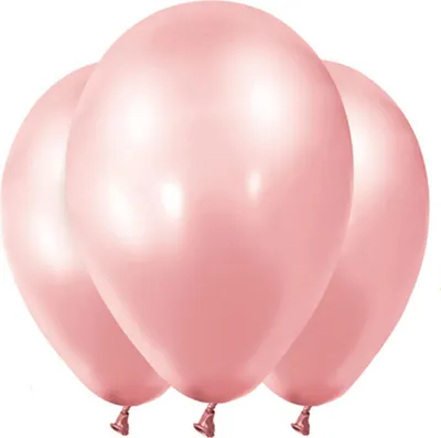 Produktbild von Luftballons Ballons 12 Stück rosa-metallic 28 cm - Einheitsgröße