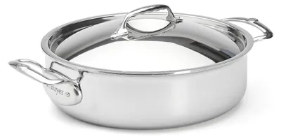 Produktbild von De Buyer Affinity Bratentopf niederer mit Deckel 28 cm