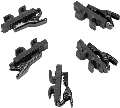 Produktbild von OMNITRONIC Mikrokabelclip MK2, schwarz 5x