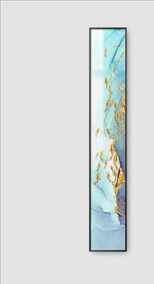 Produktbild von TPFLiving Kunstdruck LW-305 (OHNE RAHMEN) Poster - Leinwand - Wandbild - Hochauflösender Giclée-Druck, langlebig und hochwertig - Abstrakte Strukturen -  - Größe: 45x180cm