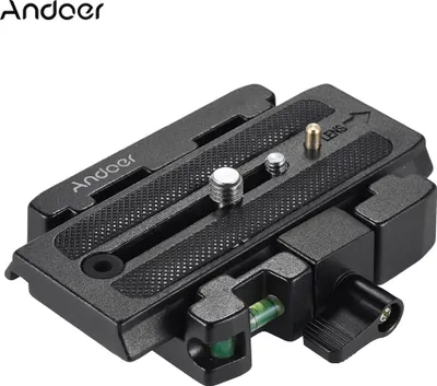 Produktbild von Andoer Videokamera Stativ-Schnellspanner-Adapter mit Schnellwechselplatte Kompatibel fuer Manfrotto 501 500 Ah 701HDV 503HDV Q5 Kopf