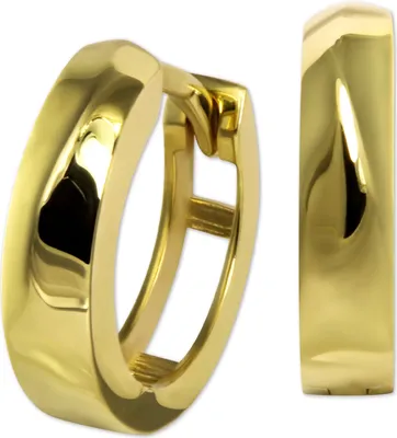 Image de GoldDream Boucles d'oreilles GoldDream Boucles d'oreilles Créoles VRAI or jaune 333 D2GDO5141G