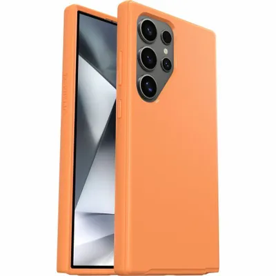 Produktbild von OtterBox Symmetry Hülle für Samsung Galaxy S24 Ultra Smartphone - Sturzsicher - Polycarbonat (PC), Thermoplastisches Elastomer, Plastik
