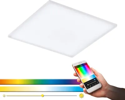 Produktbild von Eglo 32347 LED-Panel Deckenleuchte Crosslink TURCONA-C weiss L:59.5cm B:59.5cm H:6cm dimmbar 2700-6500K mit Connect Funktion
