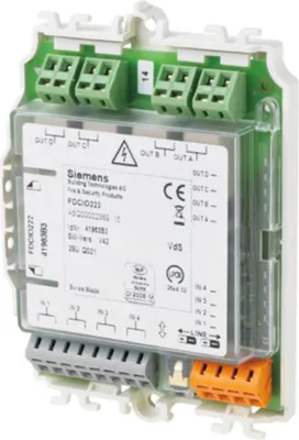 Obrázek produktu pro Siemens BMA vstupní/výstupní modul FDCIO222, 4 vstupy/4 výstupy, model A5Q00002369, univerzální použití