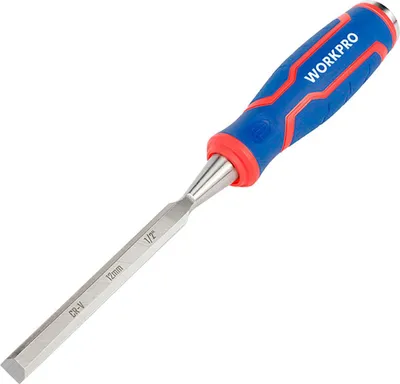 Image de Ciseau à Bois 12mm Workpro Lame Acier Chrome Vanadium - Workpro